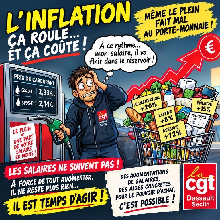 UNE RENTRÉE SOUS LE SIGNE DE L’INFLATION ET DE LA HAUSSE DU CARBURANT