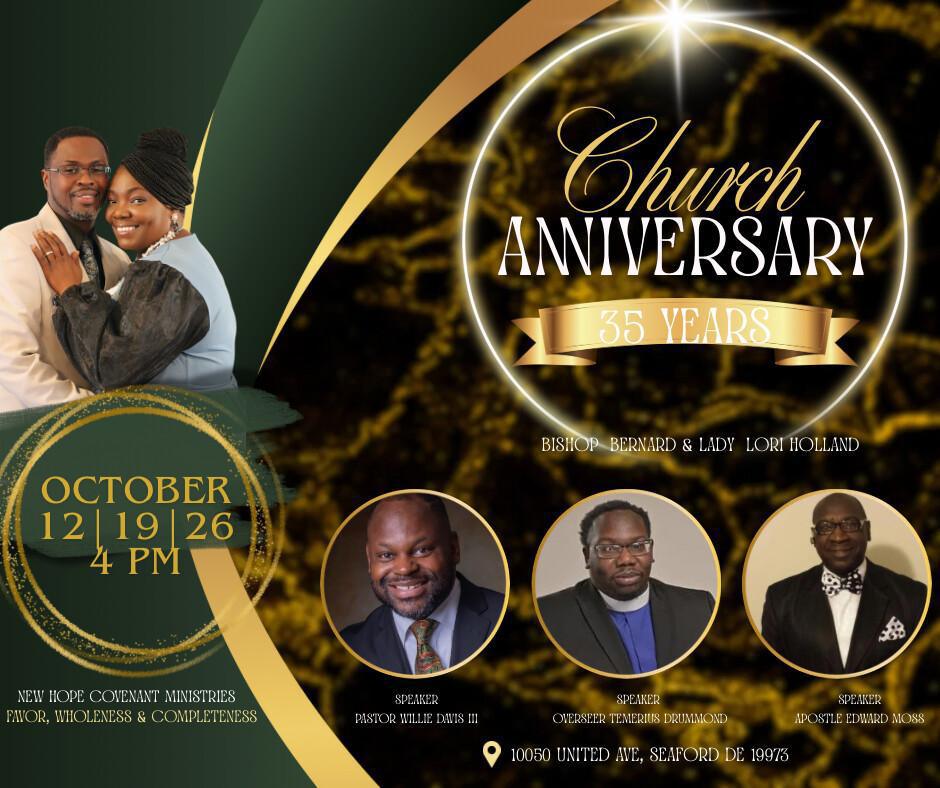 Apostle Moss @ New Hope (Church Anniversary)