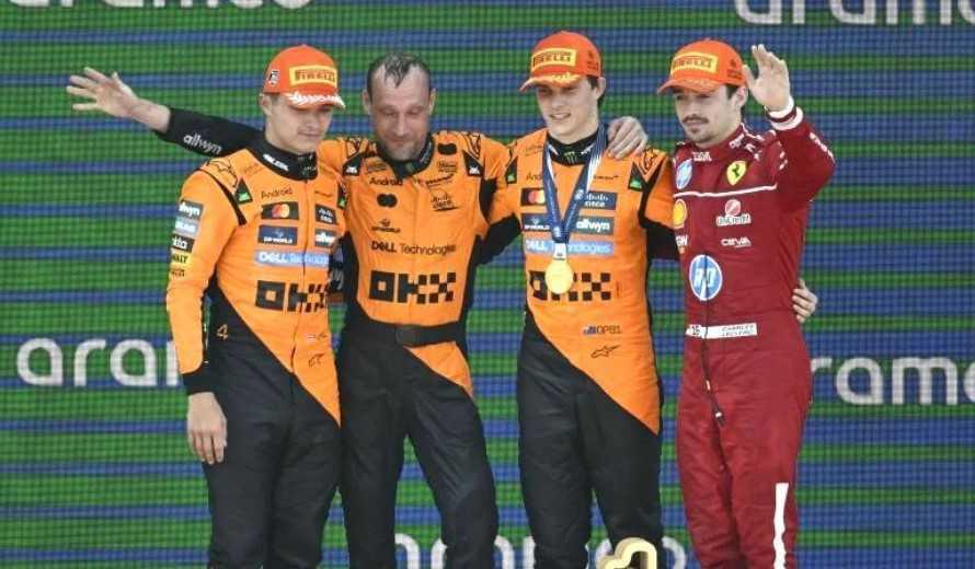 El australiano Piastri arrasa en la fiesta del G.P. de España