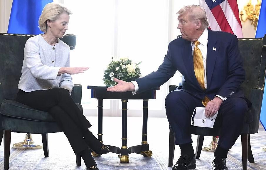 Trump y Von de Leyen llegan a un acuerdo: el arancel de EEUU a Europa será del 15%