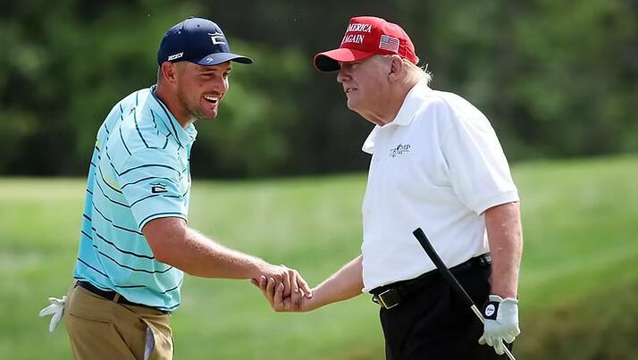 Trump nombra al jugador de golf Bryson DeChambeau Presidente del Congreso Deportivo en USA.