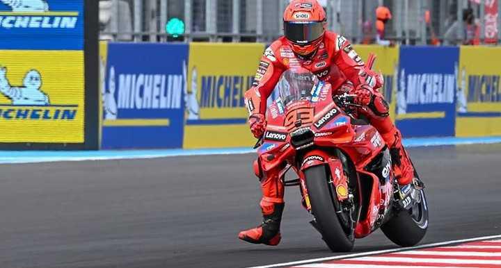 Marc Márquez logra su séptimo doblete en Hungría.
