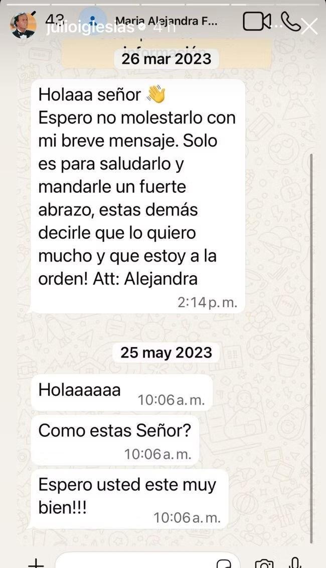 Julio Iglesias se defiende atacando