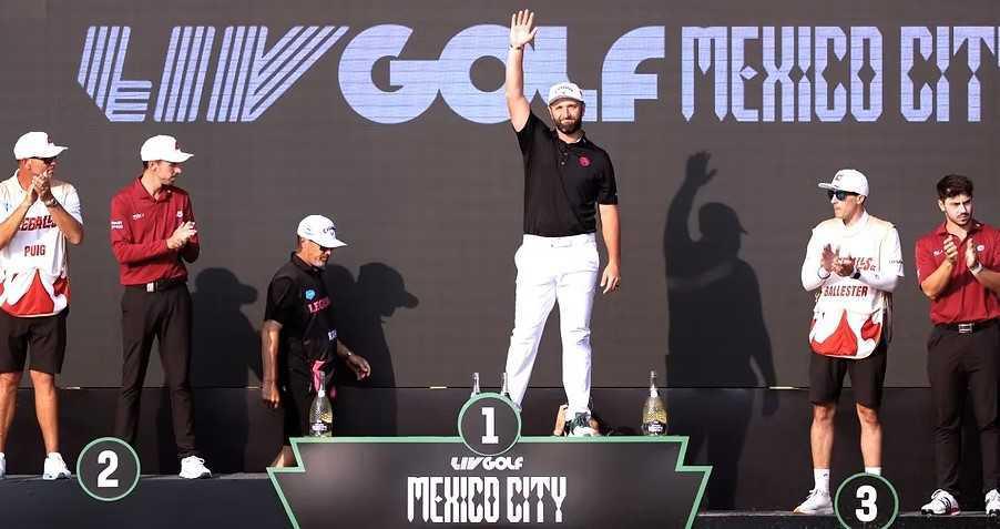 Jon Rahm encabeza un podio histórico para el golf español 