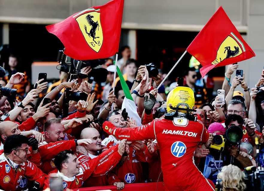 Hamilton logra una brillante victoria para Ferrari en el G.P. de Cataluña