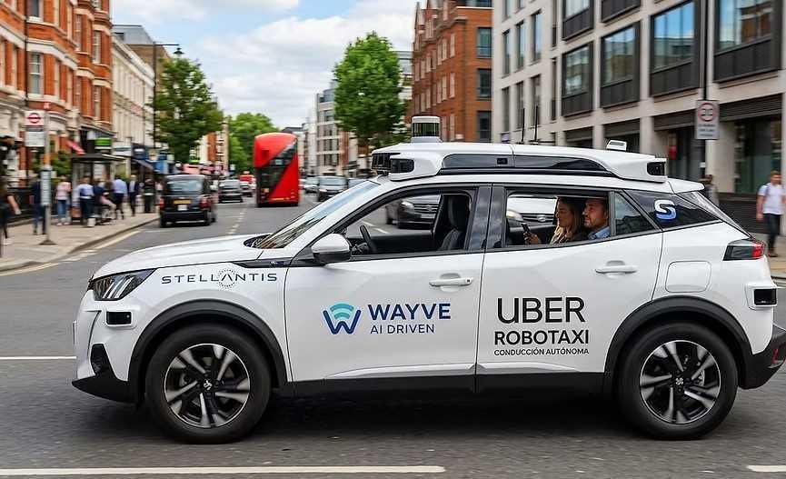 Stellantis, Wayve y Uber se asocian para ampliar el despliegue de robotaxis a nivel mundial