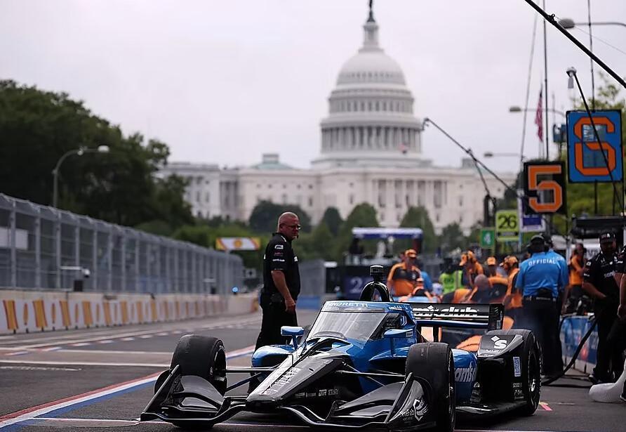 Alex Palou no pudo brillar en la Histórica carrera de Washington 