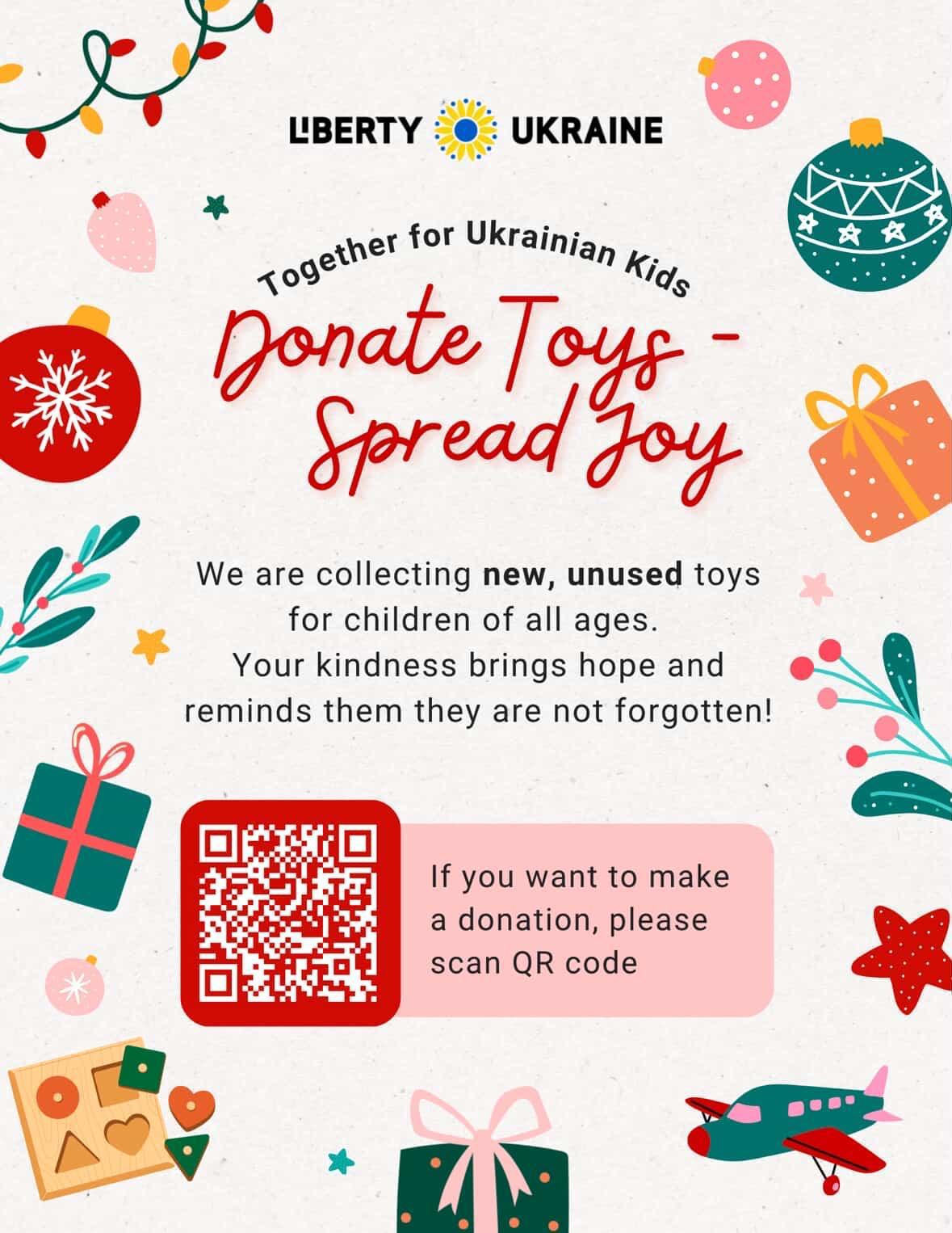 DONATE TOYS - SPREAD JOY DONATE TOYS - SPREAD JOY