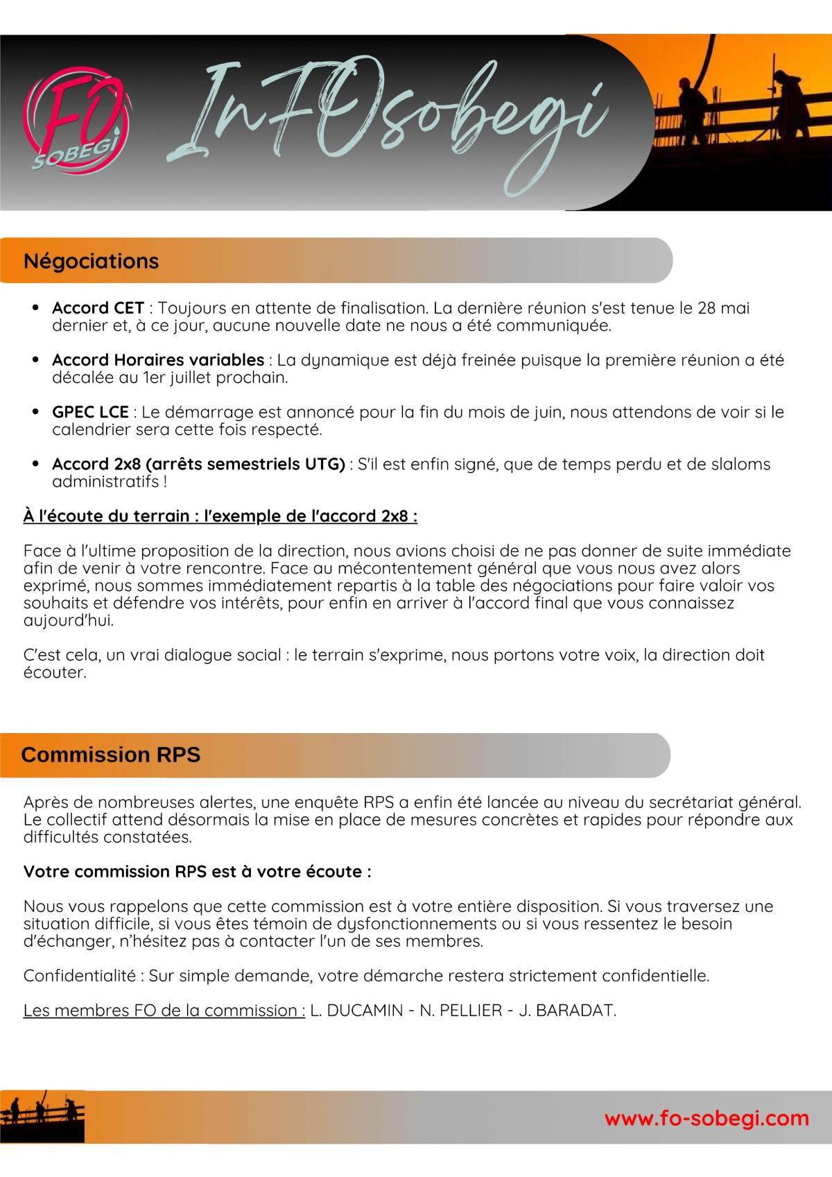 InFO SOBEGI de juin