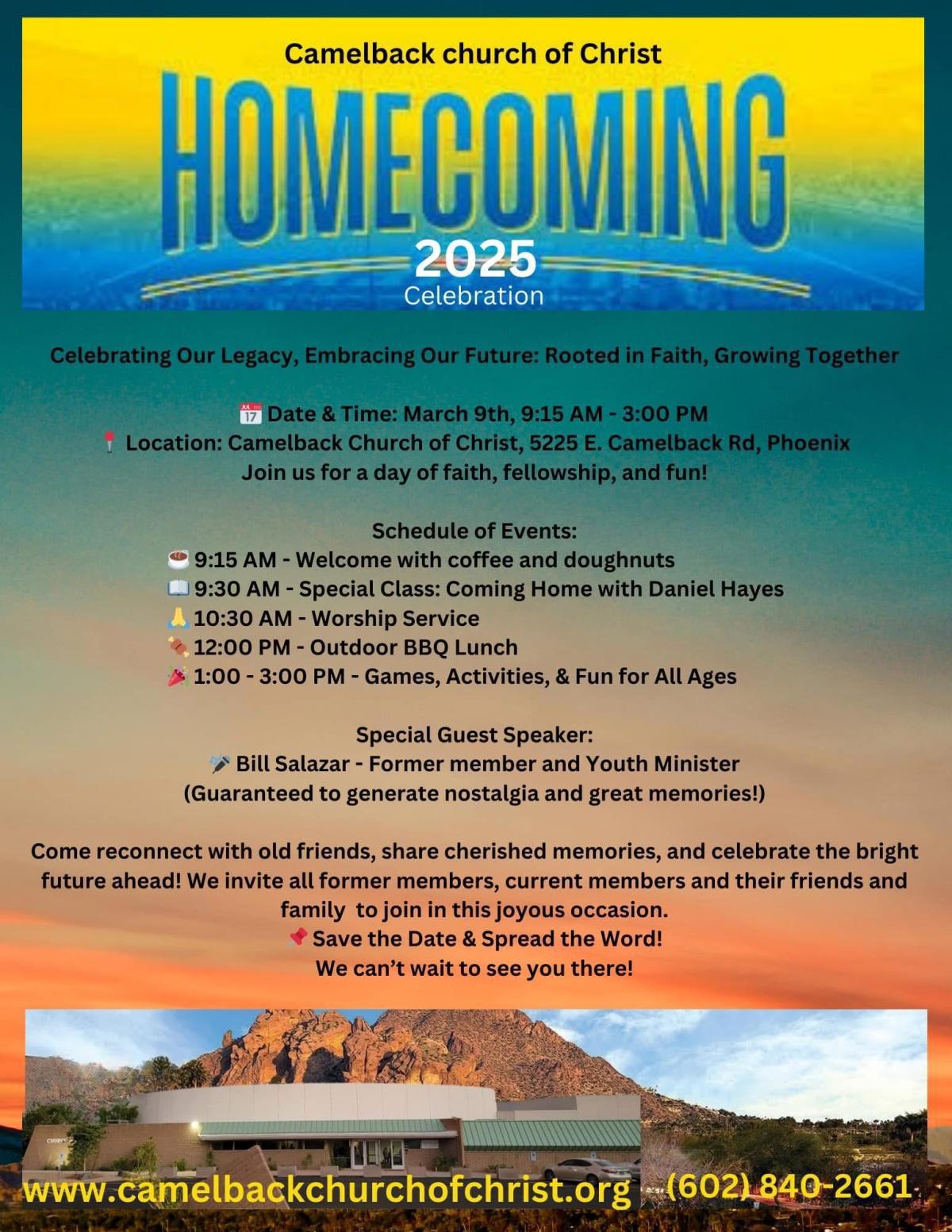 Camelback homecoming youth event