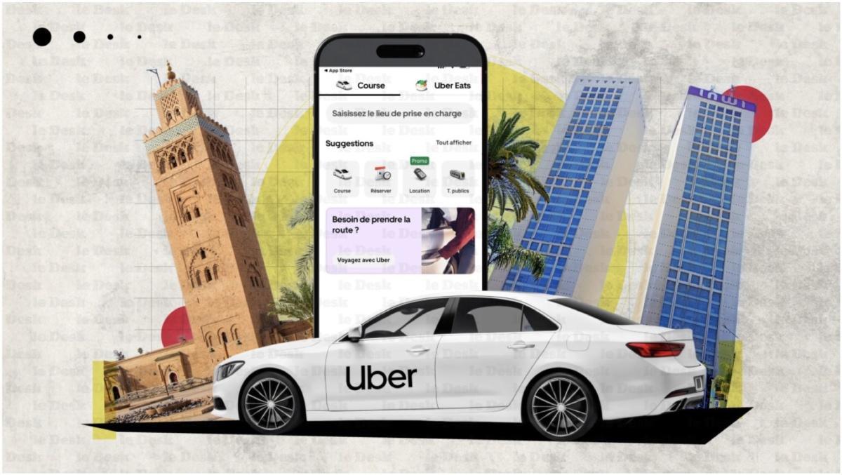 Uber revient à Marrakech Uber revient à Marrakech