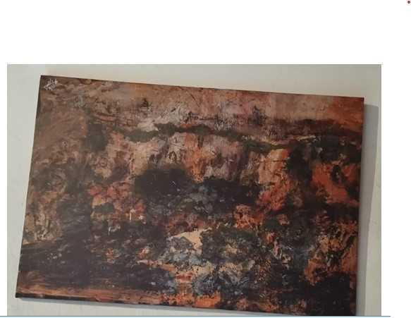 Quand la matière se souvient : entre palimpseste pictural et rémanence photographique dans l’œuvre de Youssef Hadimi