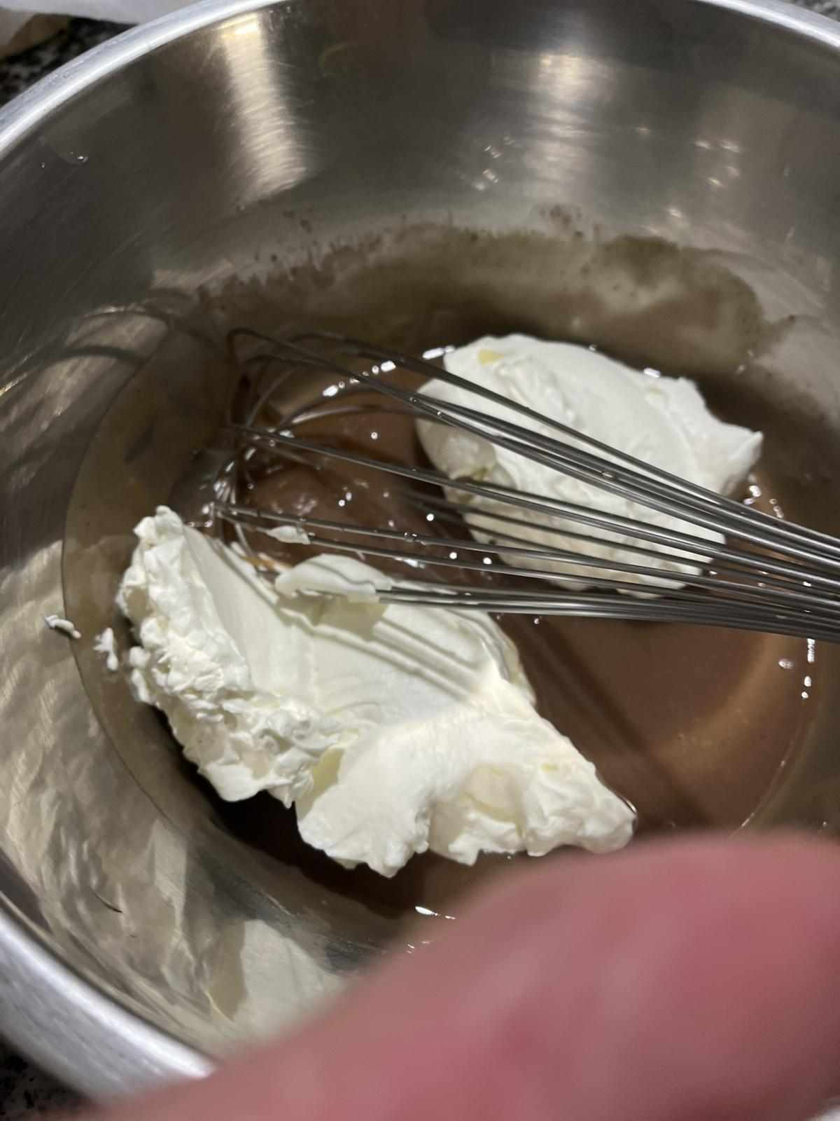 Bûche parfait marron