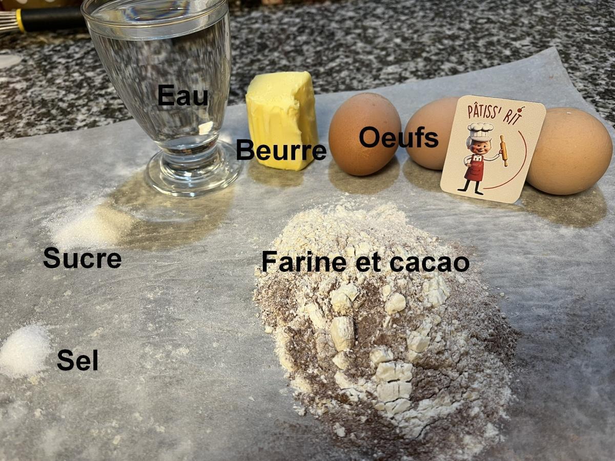 Bûche Paris-Brest chocolat