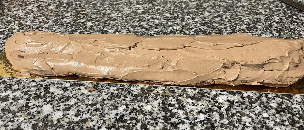 Bûche Paris-Brest chocolat
