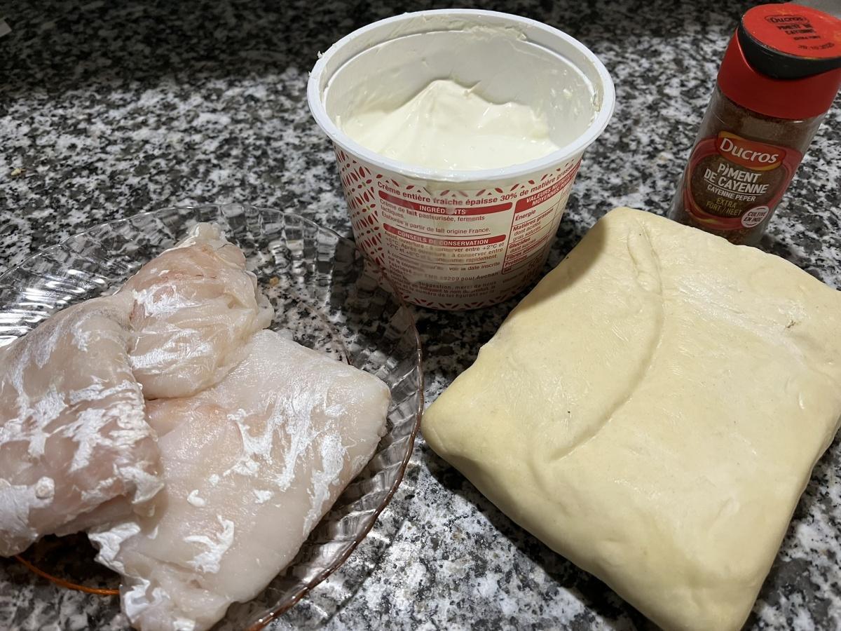 Feuilleté de poisson