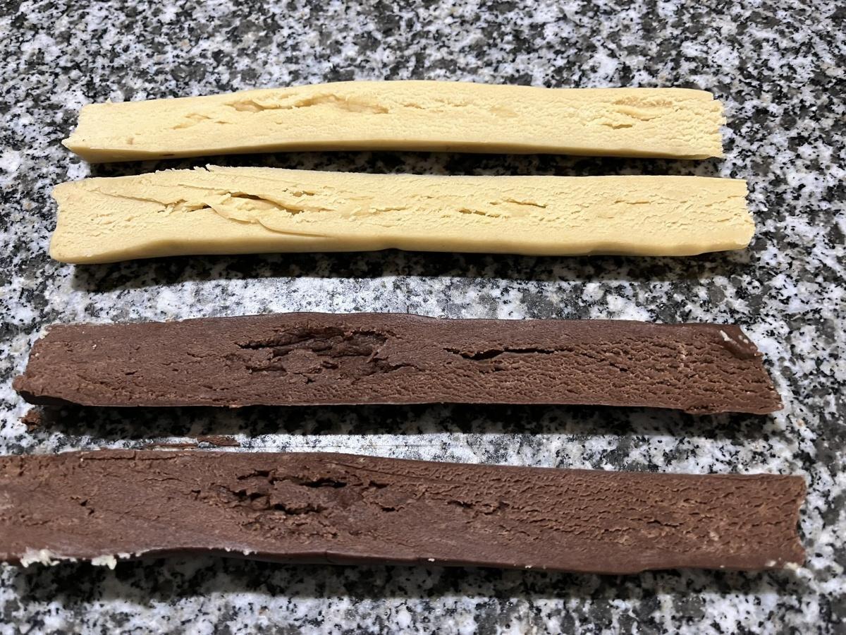 Sablés bicolor
