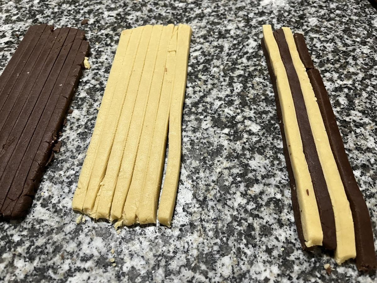 Sablés bicolor