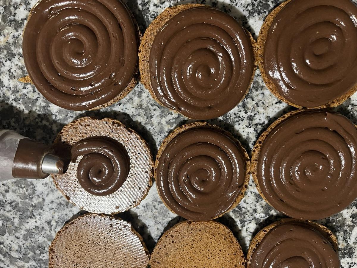 Macaron café chocolat
