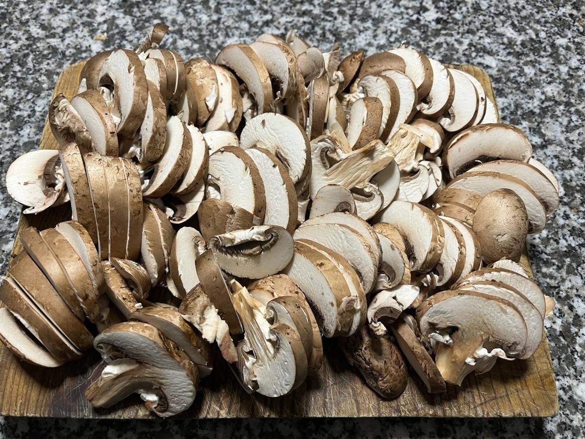 Tarte aux champignons