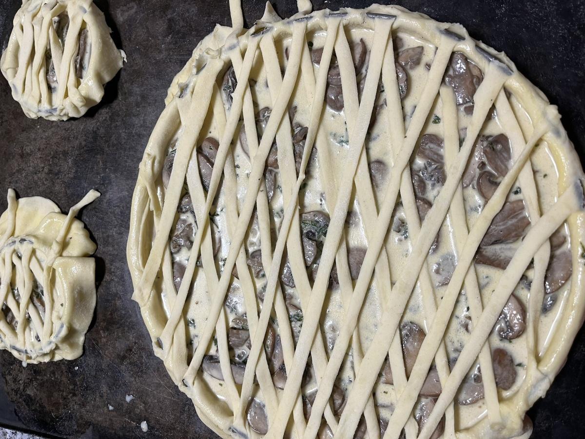 Tarte aux champignons