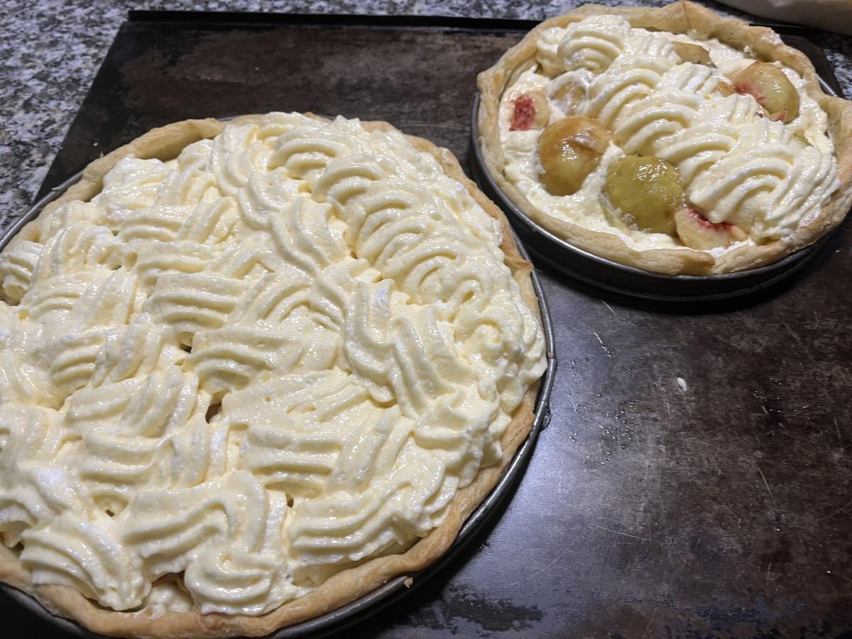 Soufflé aux pèches