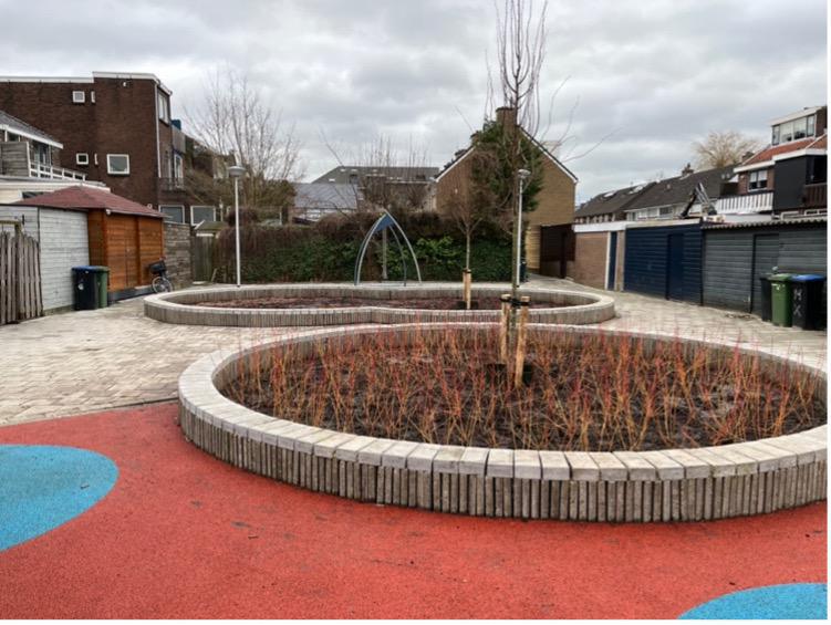 Nieuwe plantenbakken en beplanting