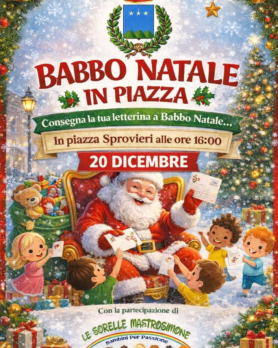 "Babbo Natale in piazza" Con le sorelle "Mastrosimone" (inizio ore 16:00)