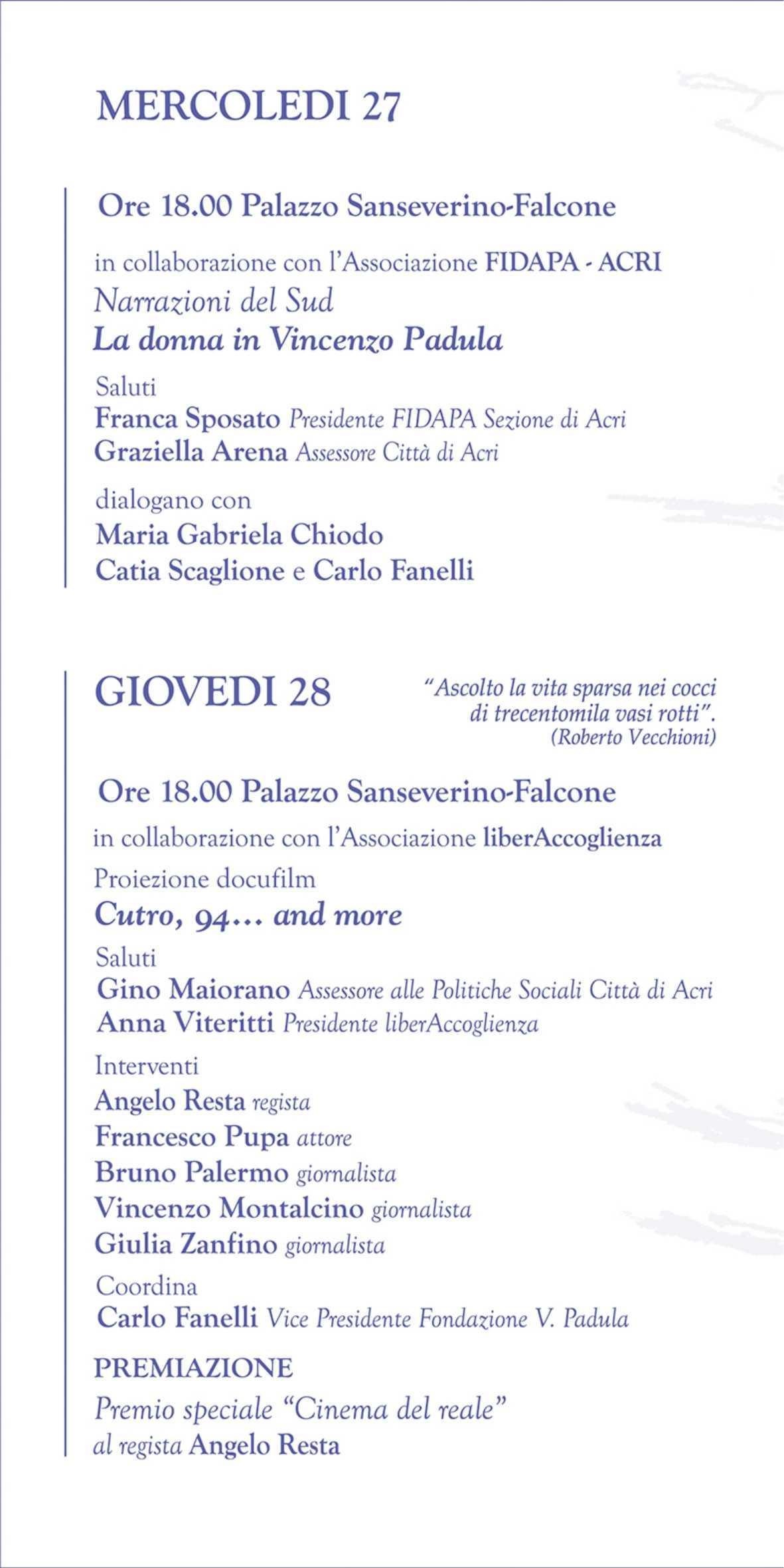 Proiezione docufilm Cutro, 94... and more (inizio ore 18.00)