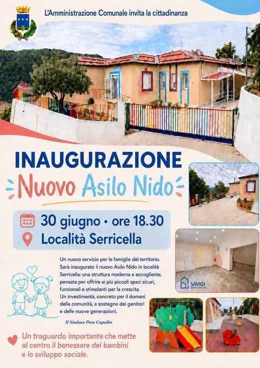 Inaugurazione Nuovo Asilo Nido (dalle ore 18:30)
