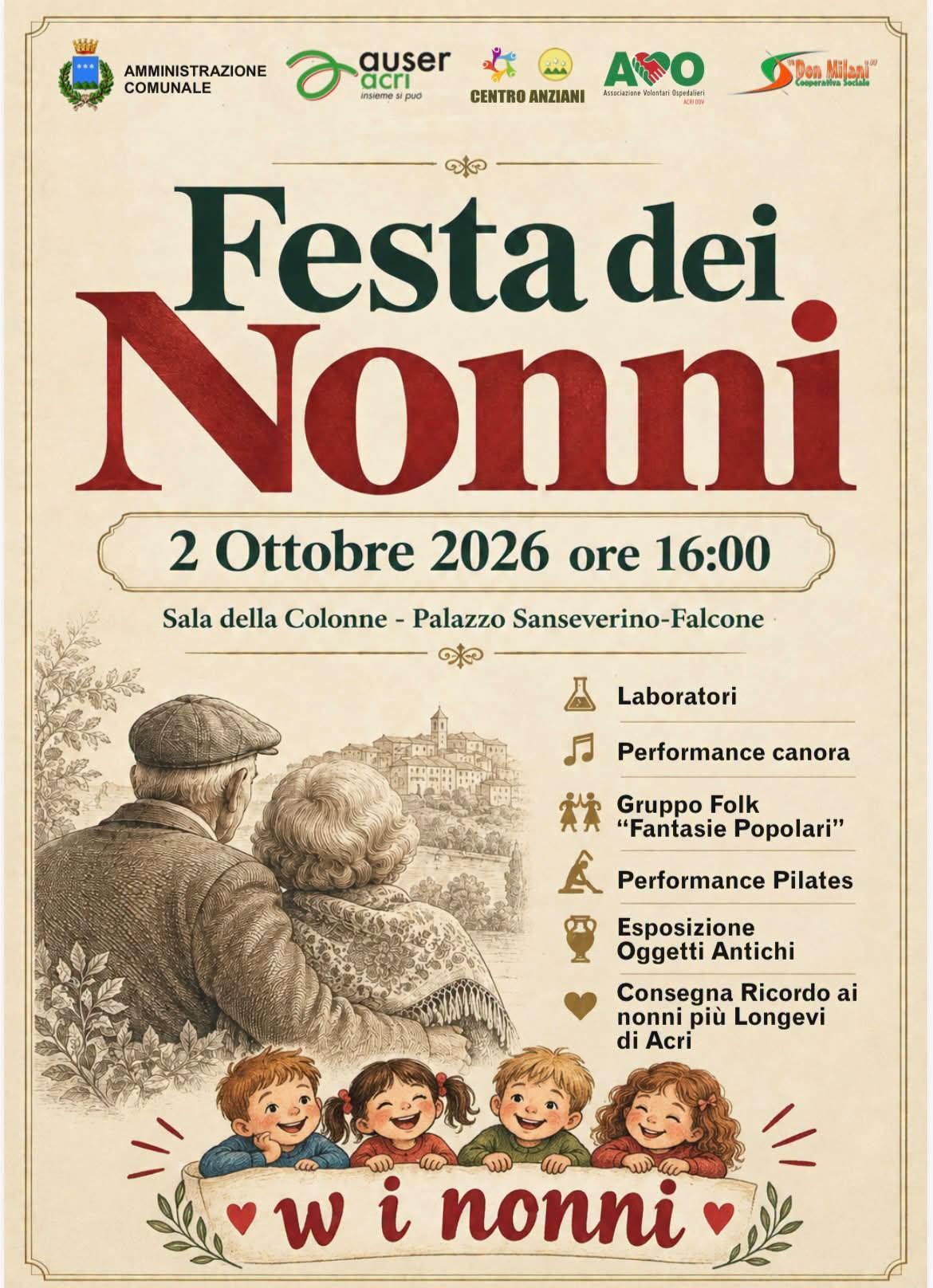 Festa Dei Nonni (Inizio ore 16.00)
