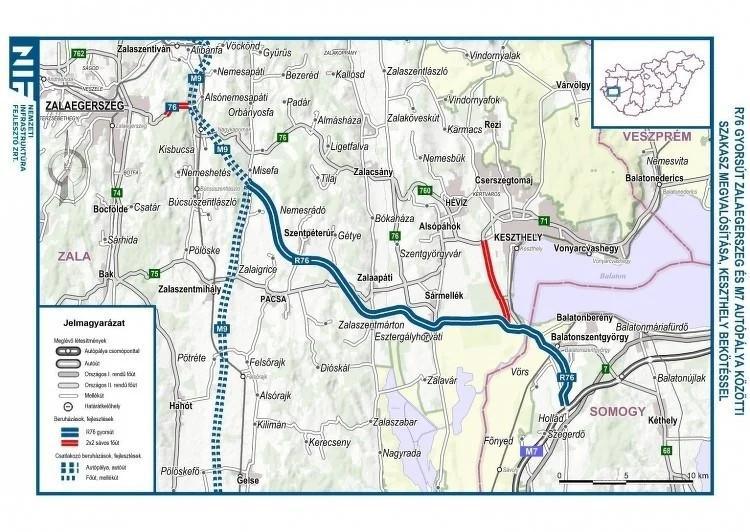 Neue Autobahn in Planung in Zala