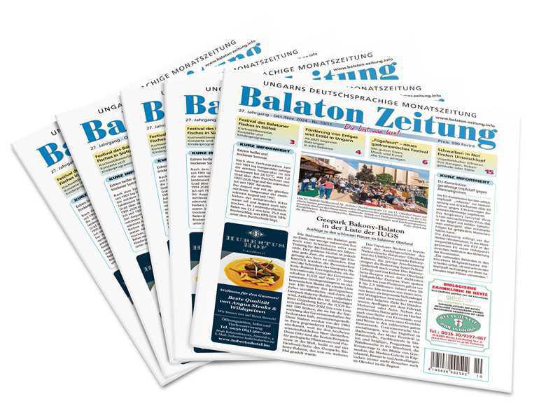 Balaton Zeitung: Ungarns deutschsprachige Monatszeitung Balaton Zeitung: Ungarns deutschsprachige Monatszeitung