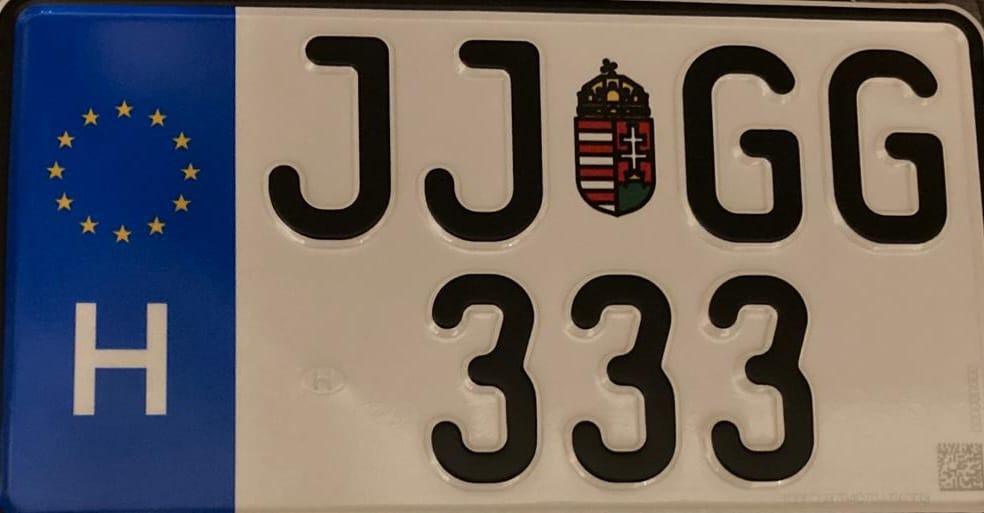 Wunschkennzeichen KFZ in Ungarn möglich Wunschkennzeichen KFZ in Ungarn möglich