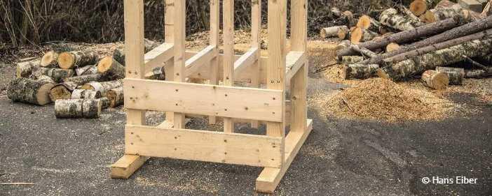 Brennholz schnell und sicher schneiden mit dem Sägekasten Brennholz schnell und sicher schneiden mit dem Sägekasten