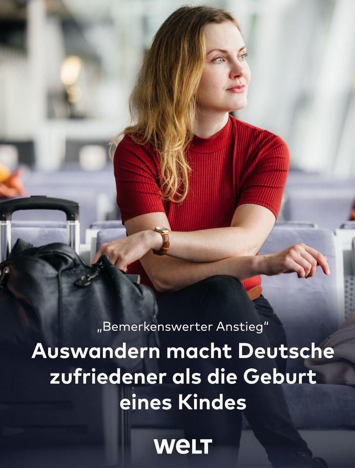 Auswandern macht Deutsche zufriedener als die Geburt eines Kindes Auswandern macht Deutsche zufriedener als die Geburt eines Kindes