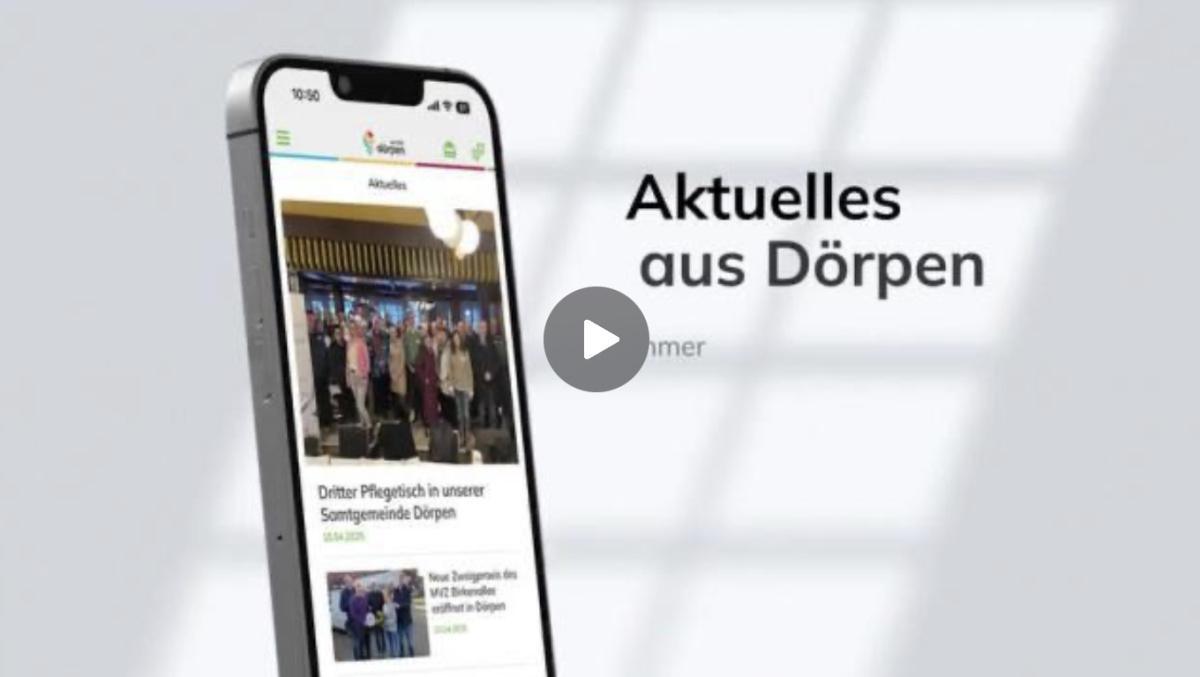 Neue Dörpen App geht an den Start Neue Dörpen App geht an den Start