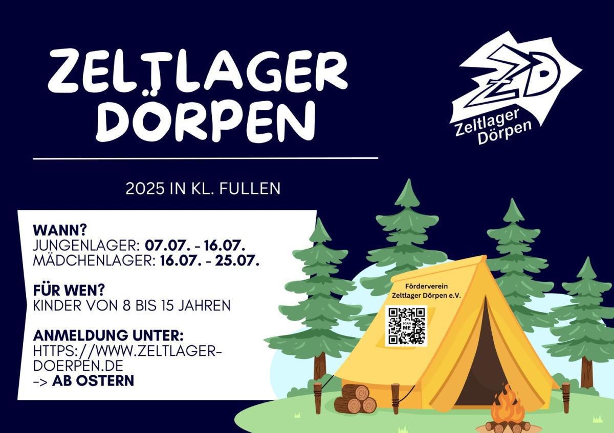 Jungenlager in Klein Fullen - Zeltlager Dörpen 