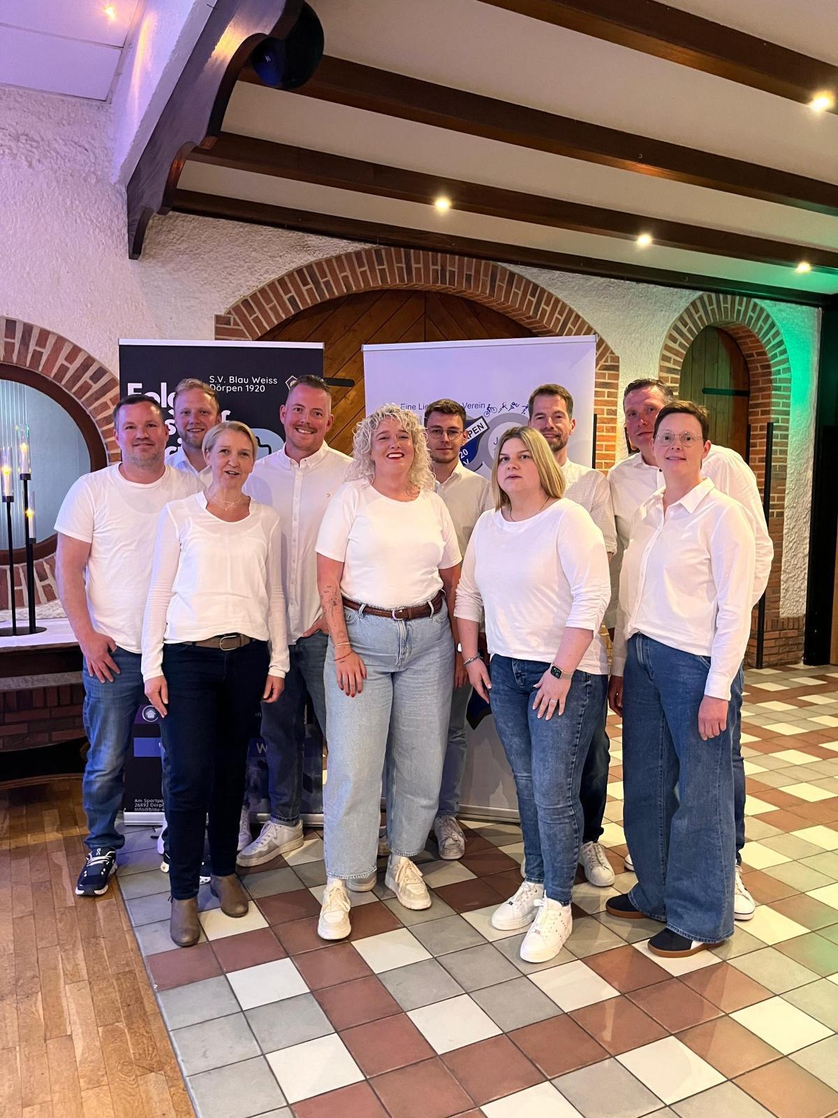 Neuer Vorstand von Blau Weiß Dörpen Neuer Vorstand von Blau Weiß Dörpen