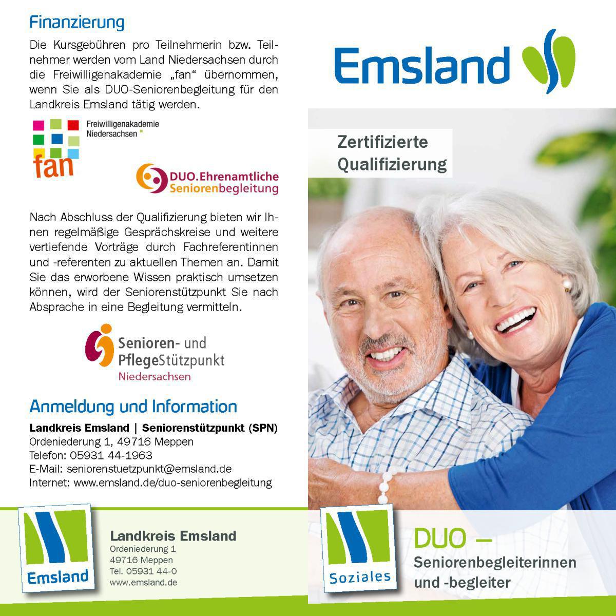 DUO-Seniorenbegleiter-Kurs in Dörpen: Informationsabend am 25.09.2025