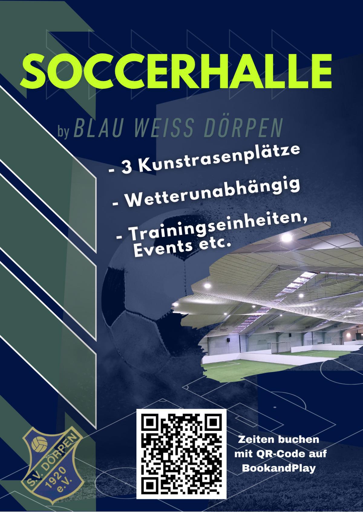Soccerhalle Dörpen erstrahlt in neuem LED-Licht Soccerhalle Dörpen erstrahlt in neuem LED-Licht