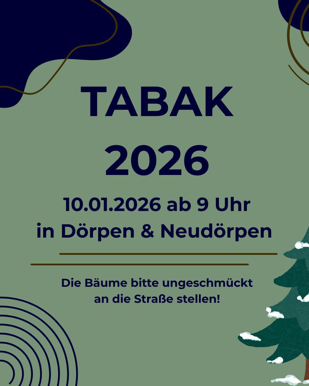 Tannenbaumrückholaktion 2026 Tannenbaumrückholaktion 2026