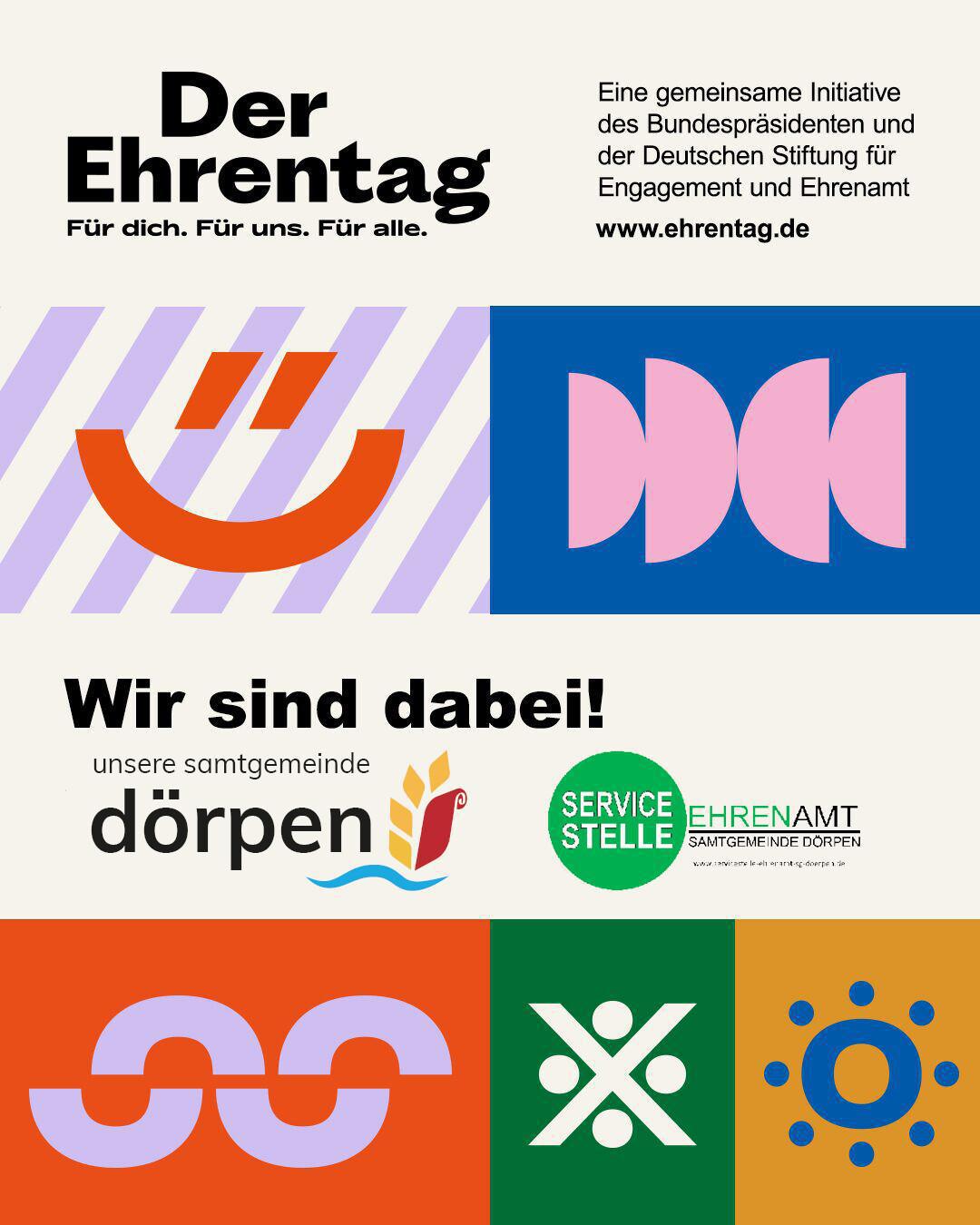 Der Ehrentag. Für dich. Für uns. Für alle.