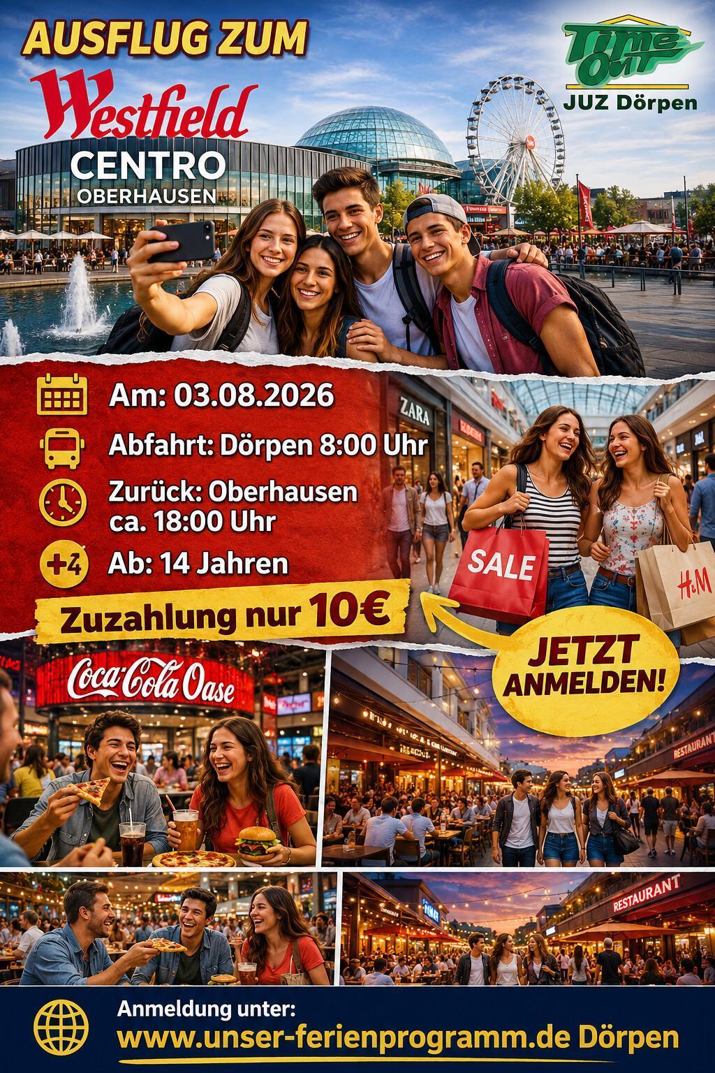 Westfield Centro Oberhausen – Dein Tag, dein Plan!