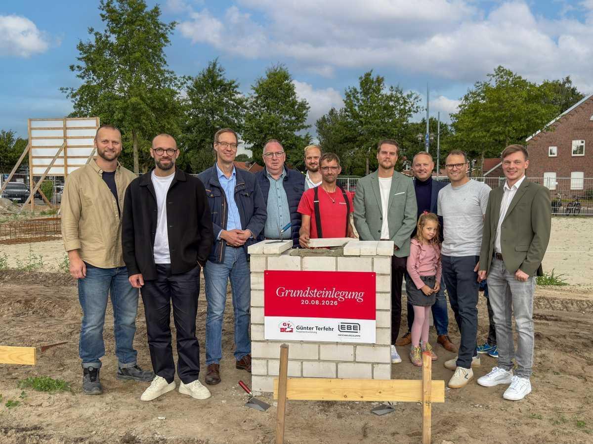 Grundsteinlegung für neues Quartier im Herzen von Dörpen