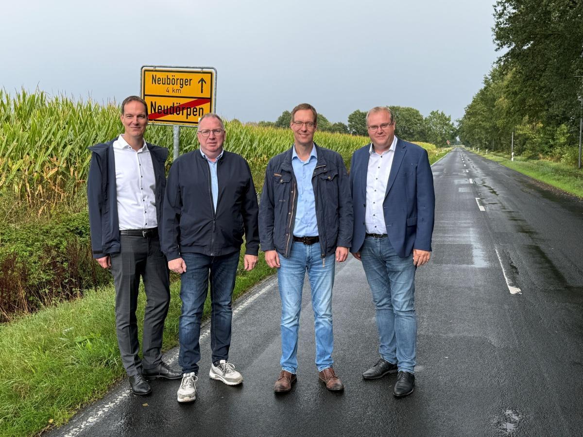 Kreisstraße zwischen Neudörpen und Neubörger wird saniert