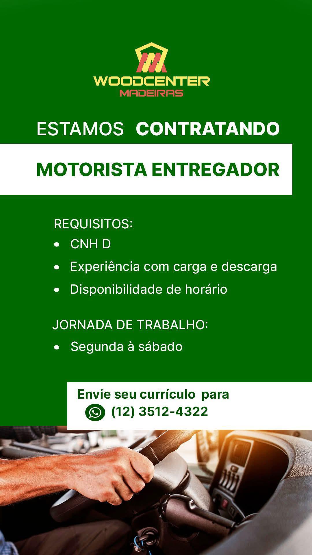 Motorista Entregador