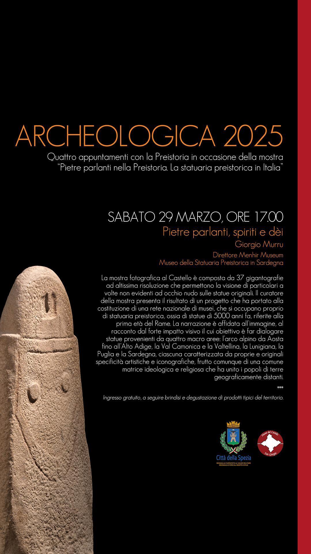 Pietre parlanti, spiriti e dèi - Archeologica 2025 (inizio ore 17.00)