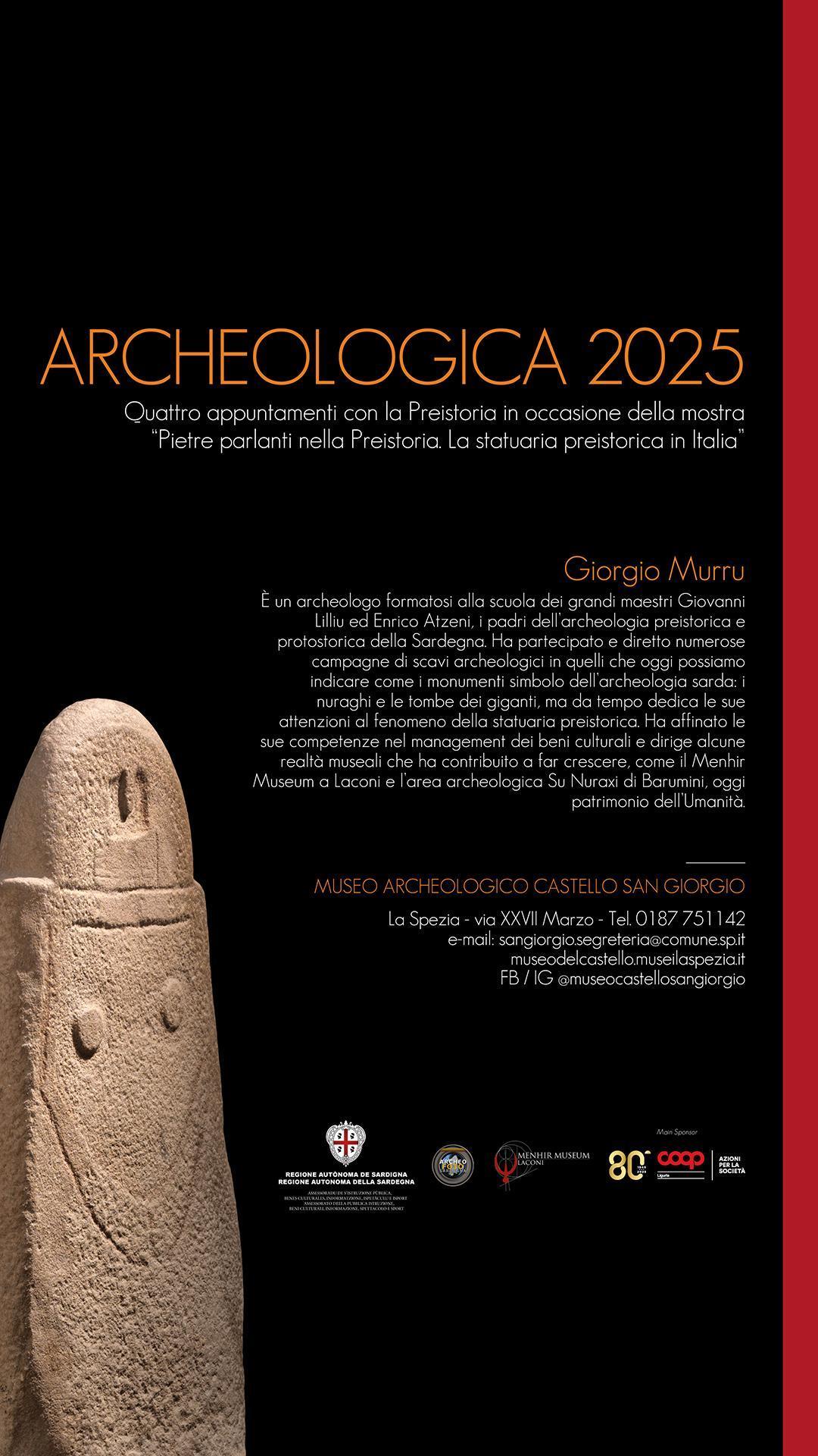 Pietre parlanti, spiriti e dèi - Archeologica 2025 (inizio ore 17.00)