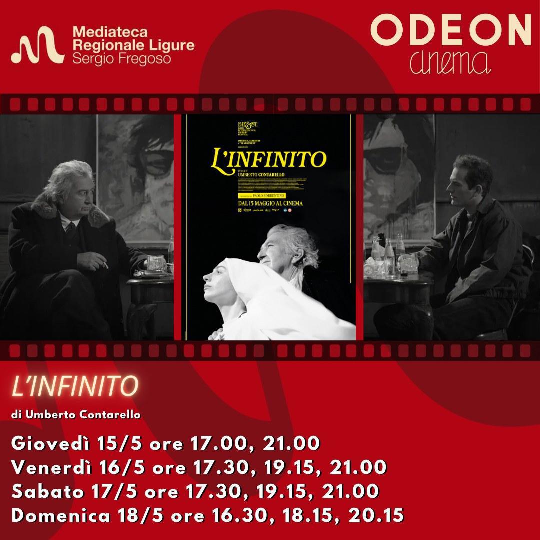 "L'Infinito" di Umberto Contarello (proiezioni ore 17.30 - 19.15 e 21.00)